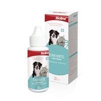 Bioline - נוזל לטיפול בקרדית האוזן - 30 מל'