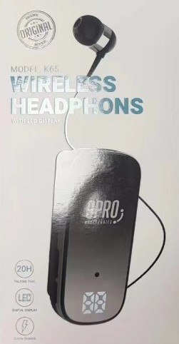 אוזניות בלוטוס קפיץ K65 -9 PRO