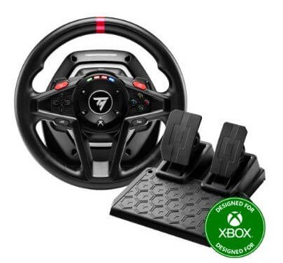 ערכת נהיגה Thrustmaster T128 עם Force Feedback ודוושות מגנטיות ל-Xbox ולמחשב