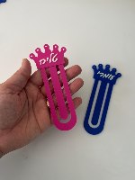 סימניה כתר עם שם- 3D