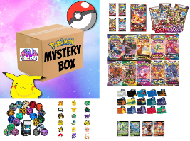 קלפי פוקימון מגה קופסת ההפתעות 8 בוסטרים Pokemon MEGA Mystery Box