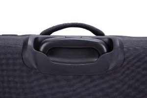 מזוודה בינונית 24" SWISS ALPINE בד קלה וסופר איכותית - צבע שחור