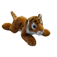 יומיקו - בובת פרווה רכה נמר כתום 22 ס"מ - Yomiko Orange Tiger 140570