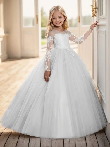 Girls Long Sleeve Formal Dresses|Clair Beautique Girls Long Sleeve Formal Dresses|Clair Beautique