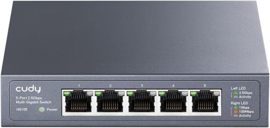 מתג Cudy 5 Port 2.5GB Unmanaged Switch