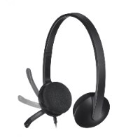 אוזניות ומיקרופון LOGITECH H340 USB HEADSET