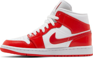 Wmns Air Jordan 1 Mid Habanero Red