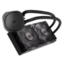 קירור נוזלי למעבד צבע שחור Corsair Nautilus 240 RS – יחידה שחורה הכוללת רדיאטור כפול שני מאווררים