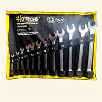 סט 12 מפתחות רינג פתוח סגור מבית חברת HOTECHE מק״ט H191004