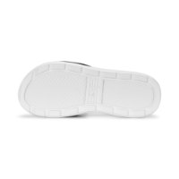 Puma Karmen Slide Platform כפכפי פס פלטפורמה פומה שחור לוגו לבן | כפכפי פומה נשים | PUMA