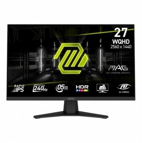 מסך גיימינג MSI MAG 274QF X24 27" QHD 240Hz Rapid IPS
