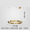 זהב - 80 ס״מ - נברשת תקרה יוקרתית בצורת טבעת דגם RING