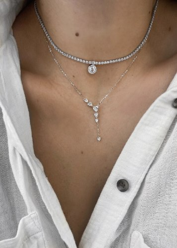 Lora Necklace Silver