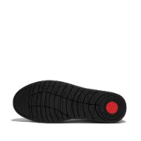ראלי שחור עור סוליה שחורה פיטפלופ FITFLOP