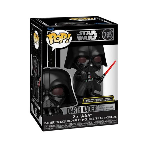 פופ מלחמת הכוכבים -  דארת' ויידר אלקטרוני  Funko Pop! Star Wars Darth Vader Lights And Sounds #795