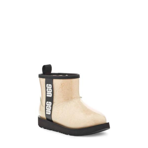 UGG CLASSIC CLEAR MINI II NATURAL קלאסיק קליר מיני לבן מגפי ילדות אג