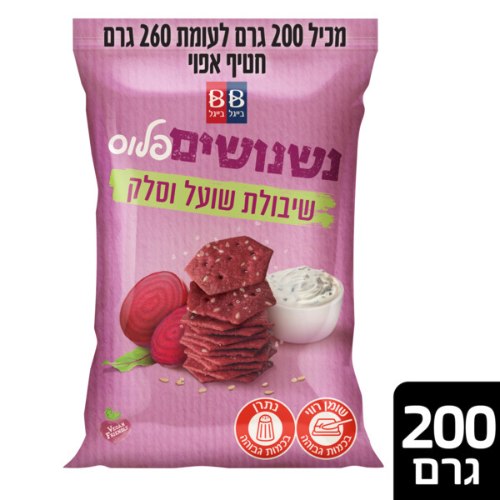 נשנושים פלוס שיבולת שועל וסלק
