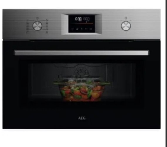 מיקרוגל בנוי אינוורטר משולב גריל 46 ליטר דגם AEG ACM51401M נירוסטה