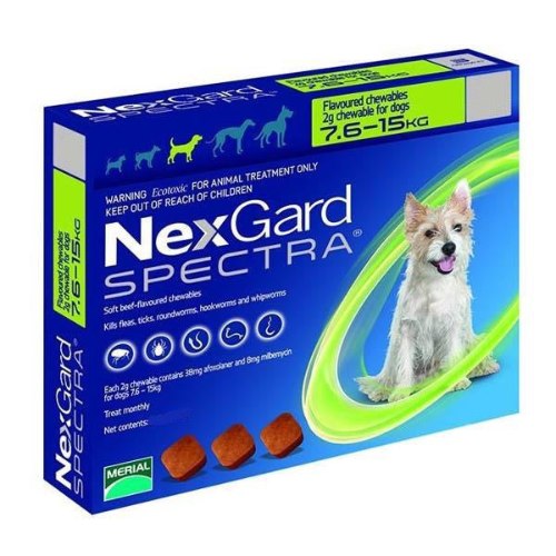 Nexgard Spectra for dog weighing 7.5-15 Kg