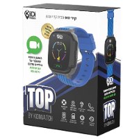 קידיווטש - שעון טלפון חכם בצבע כחול - Kidiwatch TOP 4G