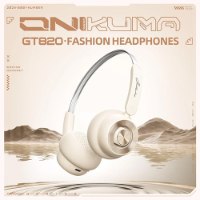 אוזניות גיימינג ONIKUMA GT820 BEIGE