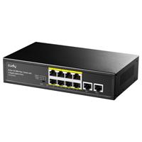 CUDY 8-FE PoE Switch +2 uplink GbE FS1010PG-IL