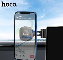מחזיק טלפון לרכב המיועדת להדבקה מאחורי צג המולטימדיה HOCO H4