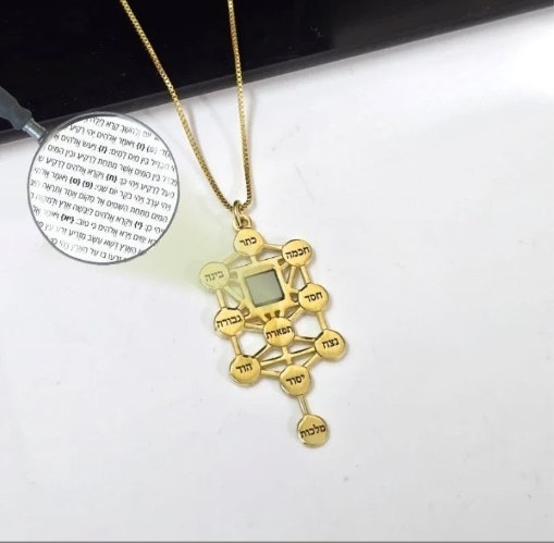שרשרת עשר ספירות בשילוב ננו תנ"ך