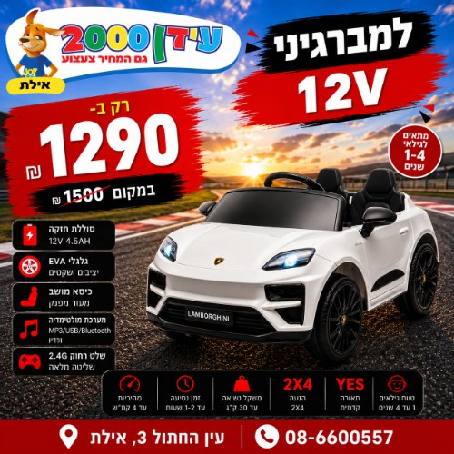 מכונית פורשה 12V