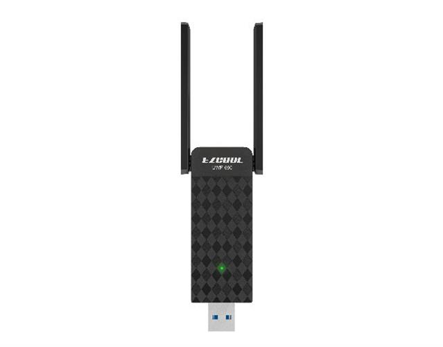 כרטיס רשת אלחוטי Ezcool UWF-690 WIFI 6 USB AX1800