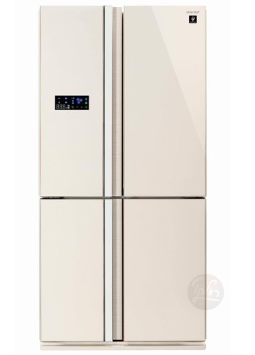מקרר שרפ 4 דלתות גימור בז' Sharp דגם SJR8913