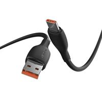 כבל טעינה גמיש Vention USB-A ל-USB-C 6A באורך 1 מטר