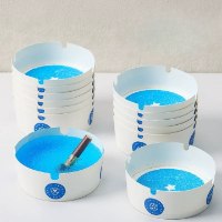 מארז 25 מאפרות לטיהור האוויר ונטרול ריחות עם ג'ל כיבוי ייחודי לנטרול עשן מידי – LEMON MONKEY
