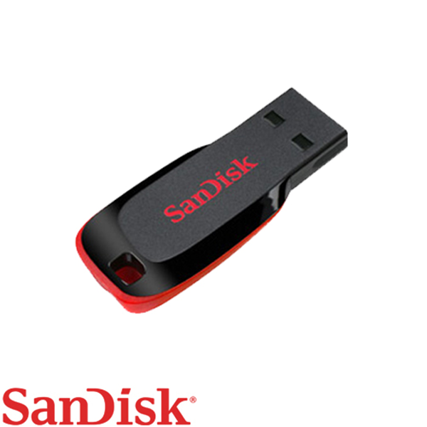 זכרון נייד Sandisk Cruzer Blade - בנפח 16GB