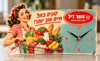שעון שולחני ממותג לפרסום ולעסקים