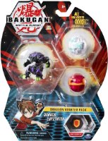 ערכת קרב בקוגן למתחילים מקורי Bakugan Starter Pack  Darkus Lupitheon