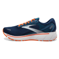 נעלי ריצה גברים 1D Ghost 14 צבע כחול כתום | BROOKS | ברוקס