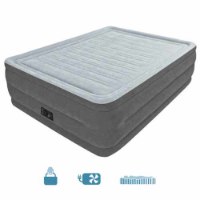 מזרן מתנפח זוגי Queen Dura-Beam Plus עם משאבה מובנית ‎203×152×56‎ ס״מ | INTEX | מק״ט ‎64418‎ |