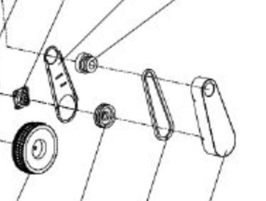 רצועה לטוחן ענפים JC110