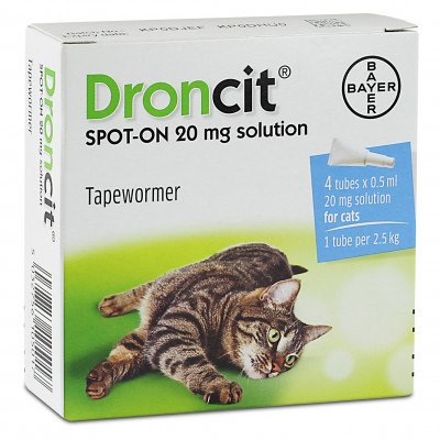 DRONCIT SPOT-ON worming for cats