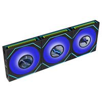 Lian-Li 120mm UNI FAN SL-INF LCD FLEX Reverse Blade 3-Pack שחור