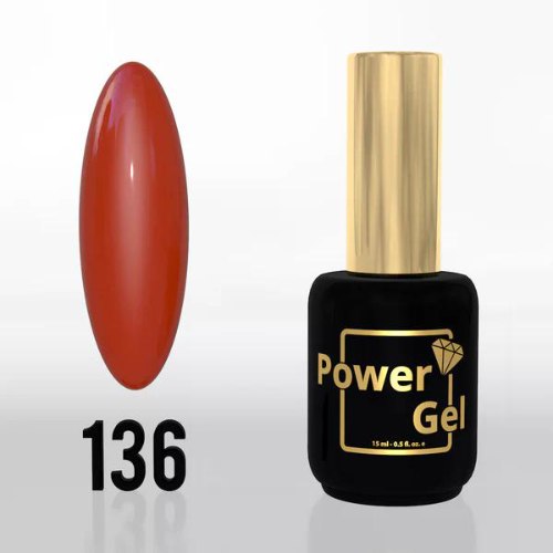 לק ג'ל 136 פאוור ג'ל POWER GEL