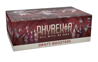 Magic: The Gathering Phyrexia: All Will Be One Draft Booster Box 2023 קלפי מג'יק מקוריים דראפט בוסטר