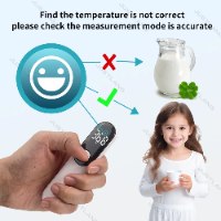 מד חום מצח אינפרא־אדום נטען ללא מגע לתינוקות  – למדידת חום גוף ועצמים -ב59 שח בלבד