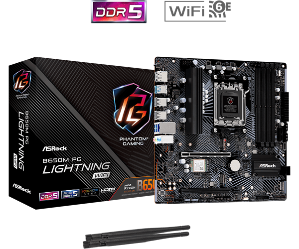 לוח אם – ASRock B650M PG Lightning WiFi