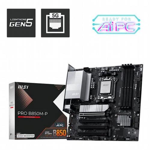 לוח אם MSI PRO B850M-P AM5 DDR5