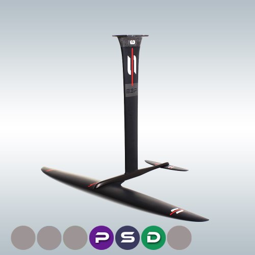 Set Leviathan 1350-663-370/83P 1870cm² / AR 9.75