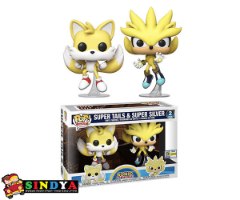 פופ סוניק סופר טיילס וסופר סילבר - POP SONIC SUPER TAILS & SUPER SILVER 2 PACK