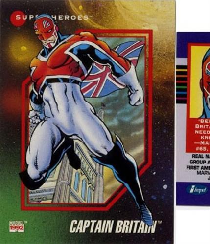 קלף בודד מארוול marvel - captain britain - Universe Series 3 - 17
