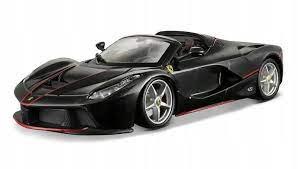 דגם בוראגו מכונית פרארי אפרטה שחורה 1/24 Bburago Ferrari Aperta